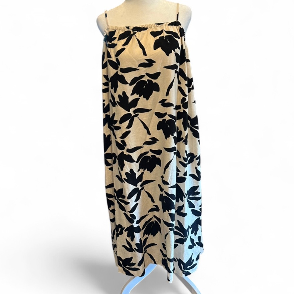 a new day Black and Cream Floral Dress